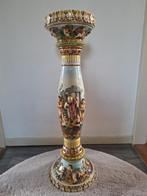 Capodimonte style zuil piedestal, Huis en Inrichting, Woonaccessoires | Zuilen en Pilaren, Ophalen, Zo goed als nieuw
