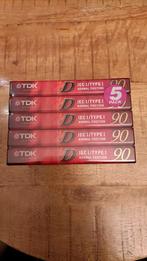 Cassettebandjes, 5 stuks - NIEUW, Cd's en Dvd's, Cassettebandjes, 2 t/m 25 bandjes, Overige genres, Ophalen of Verzenden, Nieuw in verpakking