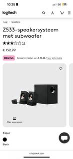 Logitech speakersysteem, Computers en Software, Ophalen of Verzenden, Zo goed als nieuw