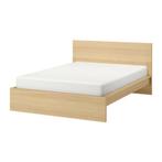 Bedframe Ikea Skorva 210x155 voor matras 200x140cm, Huis en Inrichting, Ophalen, Gebruikt, Overige kleuren, Tweepersoons