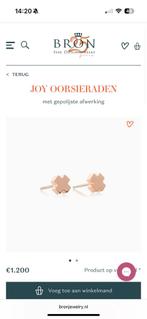 Bron Joy oorsteker, enkel stuk, Sieraden, Tassen en Uiterlijk, Oorbellen, Ophalen of Verzenden, Zo goed als nieuw, Goud, Overige materialen