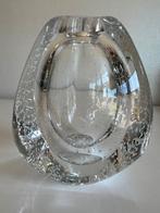 Vintage Floris Meydam Leerdam Glas Beukennoot Spijkervaas, Antiek en Kunst, Ophalen of Verzenden