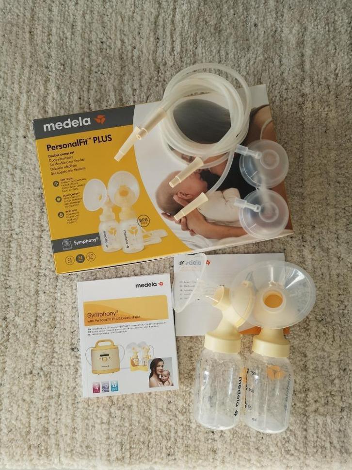 Medela PersonalFit Plus Symphony | Dubbele afkolfset-M (24m), Kinderen en Baby's, Babyvoeding en Toebehoren, Zo goed als nieuw