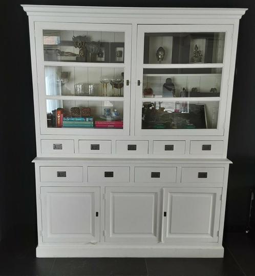 Buffetkast wit 2.10 x 1.70, Huis en Inrichting, Kasten | Buffetkasten, Zo goed als nieuw, 200 cm of meer, 150 tot 200 cm, 25 tot 50 cm