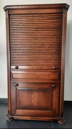 Computerkast met rolluik on uittrekkast onder., Ophalen, 50 tot 100 cm, Zo goed als nieuw, Minder dan 100 cm