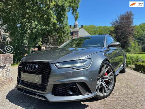 Audi A6 Avant 4.0 TFSI RS 6 | Carbon | B&O | HUD | Pano | RS, Auto's, Audi, Bedrijf, Te koop, RS6, 360° camera, 4x4, ABS, Adaptive Cruise Control