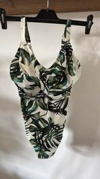 Fantasie badpak en bijpassende lange blouse, Ophalen of Verzenden, Zo goed als nieuw, Zwart, Badpak