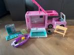 Barbie Camper met Accessoires, Kinderen en Baby's, Speelgoed | Poppen, Ophalen of Verzenden, Gebruikt, Barbie