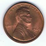 22-2213 USA 1 cent 1969S, Postzegels en Munten, Munten | Amerika, Verzenden, Noord-Amerika, Losse munt