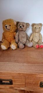 3 oude beren, Verzamelen, Beren en Cherished Teddies, Ophalen of Verzenden, Gebruikt, Stoffen beer, Overige merken