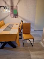 Industriële Eettafel (incl. 8 stoelen te koop), 50 tot 100 cm, Rechthoekig, Ophalen, Vijf personen of meer