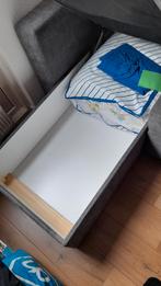 Grijze hoekbank met opbergruimte, Huis en Inrichting, Banken | Bankstellen, Ophalen of Verzenden