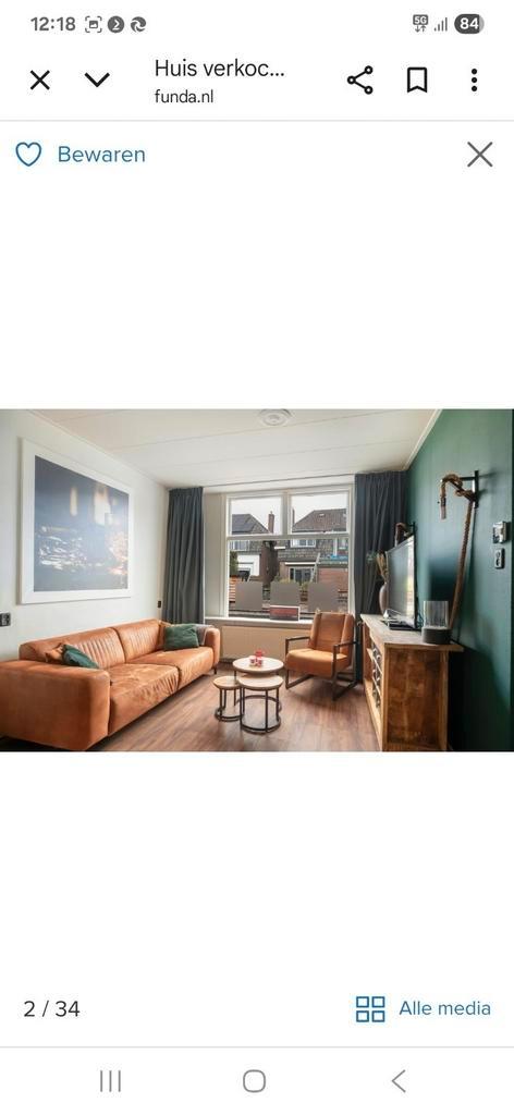 2.5zits bank met tafels en eettafel met hoge stoelen, Huis en Inrichting, Complete inboedels, Ophalen of Verzenden