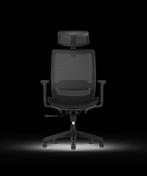 Ergonomische Bureaustoelen 4 stuks als nieuw, Ophalen, Zwart, Zo goed als nieuw, Bureaustoel