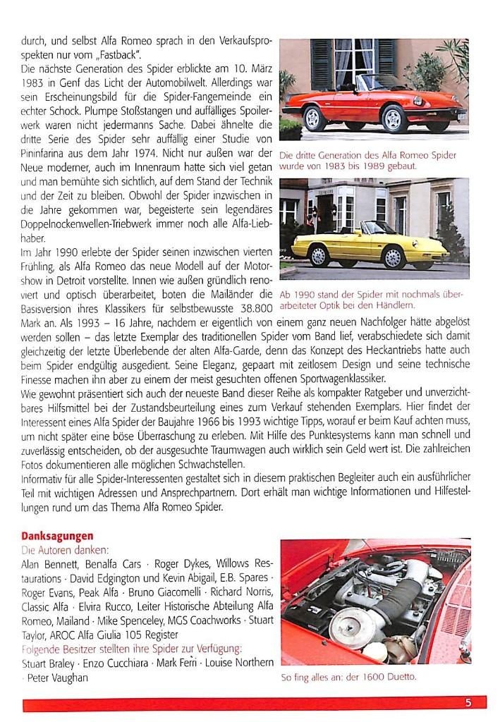 Praxisratgeber Klassikerkauf Alfa Romeo Spider, Nieuw, Jim Tallbott, Verzenden, Alfa Romeo