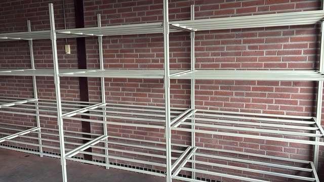 Combi store stelling ( overtoom ), Huis en Inrichting, Kasten | Stellingkasten, Gebruikt, Ophalen