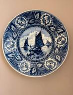 Delftsblauw hang bord By Boch, Antiek en Kunst, Ophalen of Verzenden
