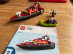 Lego Brandweerboot 60373, Ophalen of Verzenden, Zo goed als nieuw, Complete set, Lego