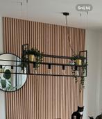 Industriële Hanglamp met Plantenrek, Ophalen of Verzenden, Zo goed als nieuw, Metaal, 50 tot 75 cm