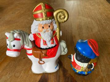 Fisher-Price Little People Sinterklaas, paard & zwarte piet beschikbaar voor biedingen