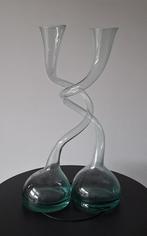 2 swirl vazen, Gebruikt, Overige kleuren, Ophalen of Verzenden, Glas