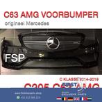 C205 W205 C63 AMG Coupé Cabrio VOORBUMPER + GRIL Mercedes C, Gebruikt, Ophalen of Verzenden, Bumper, Mercedes-Benz