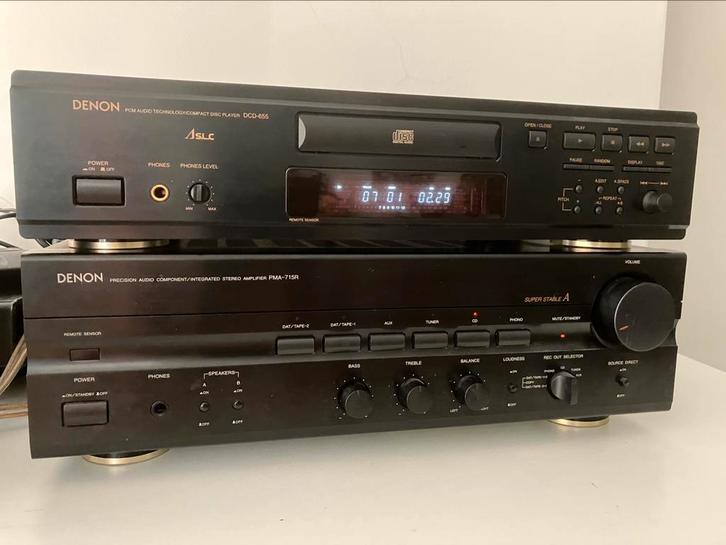 Denon PMA-715R versterker DCD-655 cd-speler, Audio, Tv en Foto, Versterkers en Receivers, Zo goed als nieuw, Stereo, Denon, Ophalen of Verzenden
