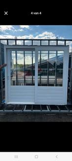 Hele mooie hardhouten schuifpui, Doe-het-zelf en Verbouw, Ophalen, 225 cm of meer, Zo goed als nieuw, 150 tot 225 cm
