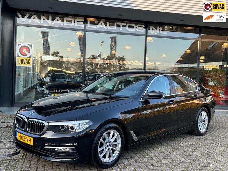 BMW 5-serie 520d EDE High Executive Aut. Leer Xenon Navi Cam, Auto's, BMW, Bedrijf, Te koop, 5-Serie, ABS, Achteruitrijcamera