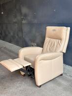 Leren sta op fauteuil ‘ Wellington’ elektrisch, Gebruikt, Leer, Ophalen of Verzenden, 50 tot 75 cm
