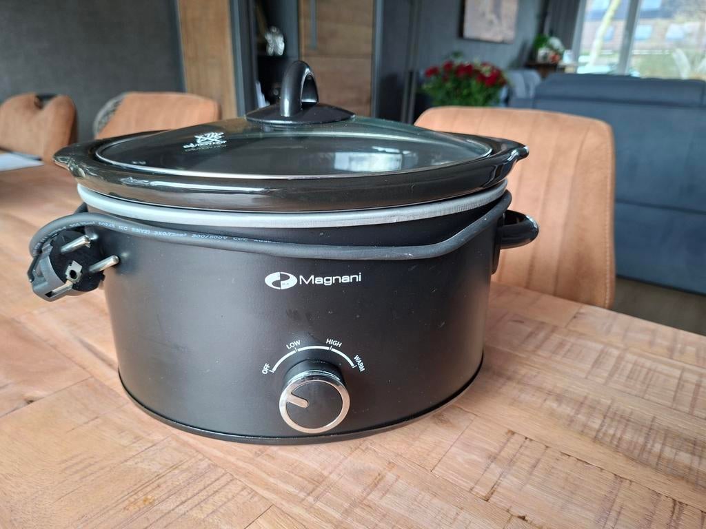 Nieuwe Magnani Slowcooker - Nooit Gebruikt!, Witgoed en Apparatuur, Slowcookers, Ophalen of Verzenden, Timer, Nieuw