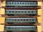 France Trains 4x wagon a rivets, Overige merken, Treinset, Gelijkstroom, Verzenden