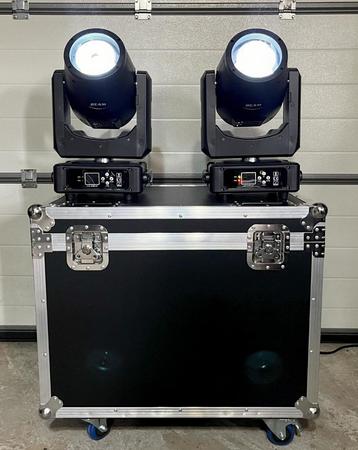 4x BEAM 251 set Moving Heads | Hybrid | Flightcase beschikbaar voor biedingen