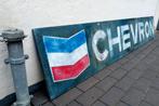 Chevron reclamebord, Ophalen, Reclamebord, Gebruikt, Chevron france