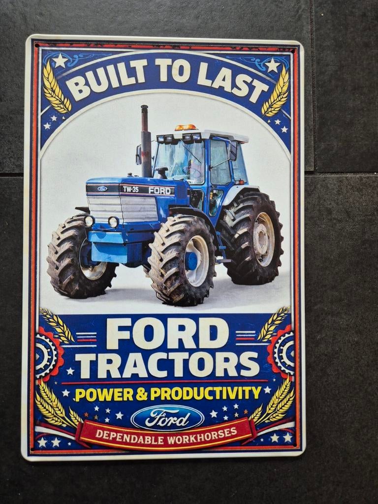 Ford TW35 reclamebord, Ophalen of Verzenden, Nieuw, Reclamebord