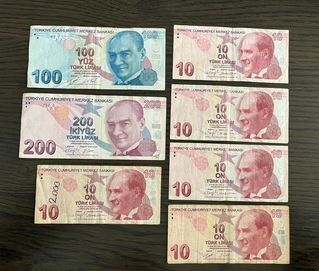 Turks geld briefgeld Turkije 350 Lira, Ophalen of Verzenden, Overige landen