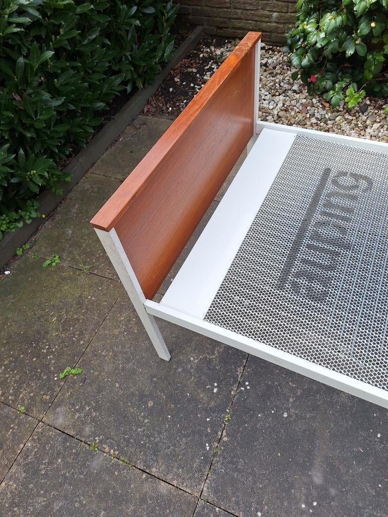 Auping bed 94x192 met houten hoofd- en voeteneind, Ophalen of Verzenden