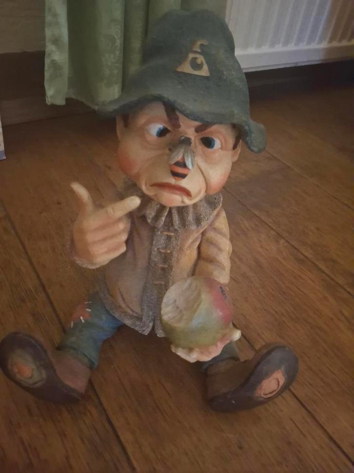 Vintage Laaf beeldje met appel - Uniek verzamelobject, Verzamelen, Efteling, Ophalen