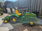 Rolly Toys John Deere grote trap tractor met karretje, Ophalen