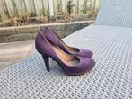 Bottega Veneta paarse sexy suede pumps maat 40,5 hak 12cm, Pumps, Overige kleuren, Bottega veneta, Ophalen of Verzenden