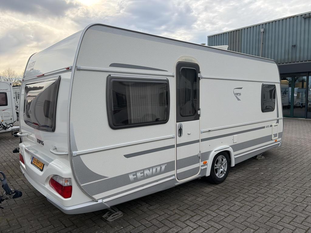Fendt Topas 495 TFB Mover/Voortent/Fietsdr., Caravans en Kamperen, Rondzit, Bedrijf, Overige typen, Fendt