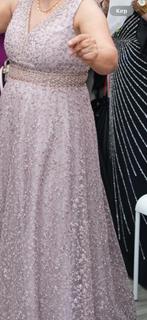 Elegante avondjurk – maat 38 –, Galajurk, Zo goed als nieuw, Roze, Ophalen