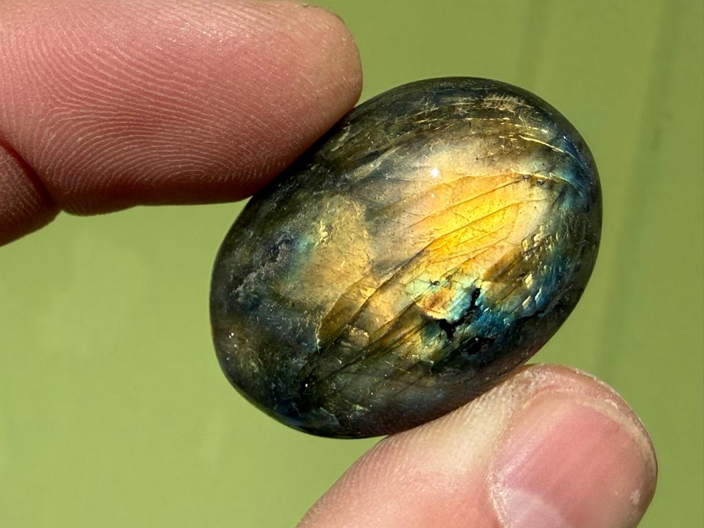 Labradoriet broekzaksteen mineralen, Ophalen, Mineraal