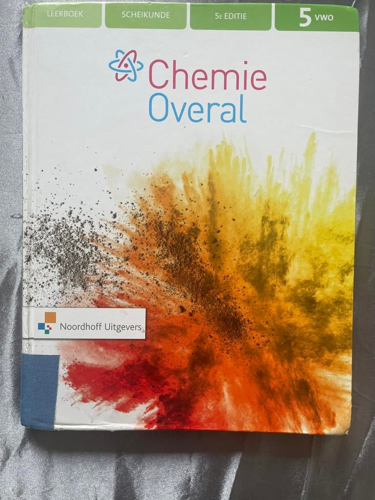 5 vwo chemie overal scheikunde, Boeken, Ophalen of Verzenden, Zo goed als nieuw, VWO, Scheikunde