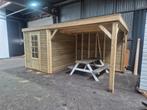 Berging met overkapping - Hout - Nieuw 500x250cm, Ophalen of Verzenden, Nieuw, Hout, Overige typen