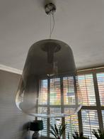 Glazen hanglamp, Ophalen of Verzenden, Gebruikt, Glas, 50 tot 75 cm