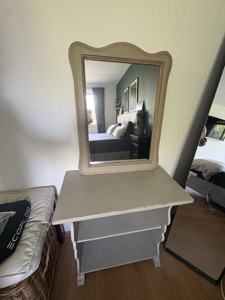 Kastje met losse spiegel, Antiek en Kunst, Antiek | Meubels | Kasten, Ophalen