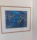 Johan Dijkstra - Gezicht op het Lopende Diep, 2003, Antiek en Kunst, Ophalen of Verzenden