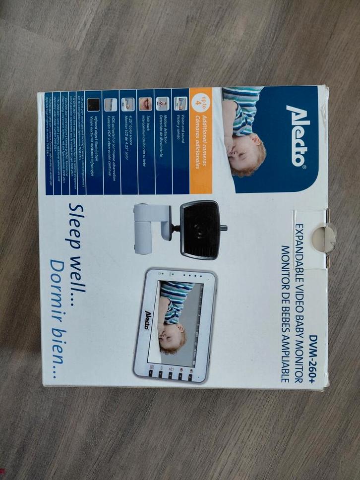 Alecto DVM-260+ Babyfoon met camera, Kinderen en Baby's, Babyfoons, Nieuw, 250 meter of meer, Camera, Digitaal, Terugspreekfunctie