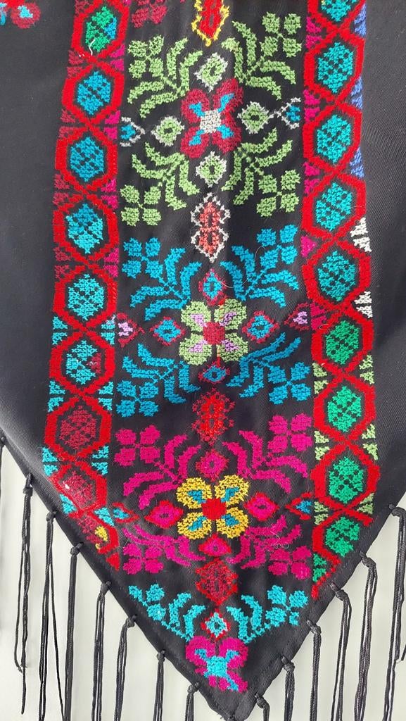 Handbestikte Bedouinen Sjaal uit Sinai, Kleding | Dames, Hoeden en Petten, Verzenden, Zo goed als nieuw, One size fits all